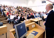 Students during a lecture