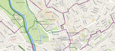 Cycle Path Map